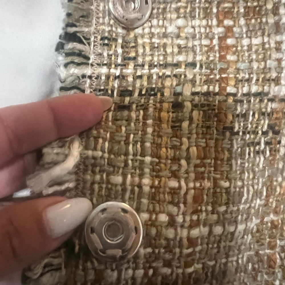 White House Black Market Brown Tweed Blazer - Picture 7 of 11
